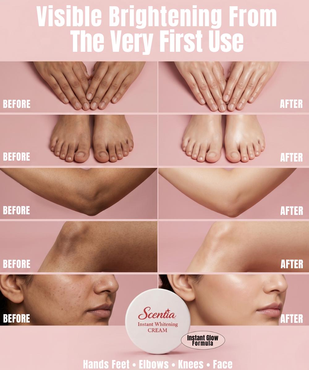Scentia Whitening Cream – Instant Brightening & Dark Spot Reduction | 100ml