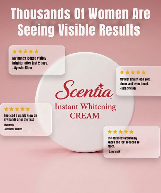 Scentia Whitening Cream – Instant Brightening & Dark Spot Reduction | 100ml