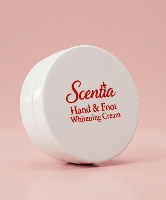 Scentia Hand & Foot Whitening Cream 100g – Deep Moisturizing Instant Brightening Cream❤️