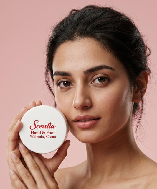 Scentia Hand & Foot Whitening Cream 100g – Deep Moisturizing Instant Brightening Cream❤️